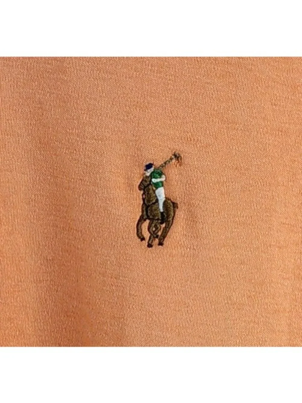Polo Ralph Lauren Shirt Mens 2XB Orange Flesh Pony Short Sleeve Polo Logo
